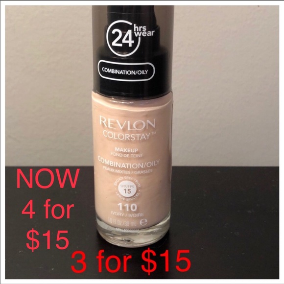 Revlon Other - Revlon 24 hour colorstay IVORY SPF 15 foundation